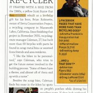 The Re-Cycler // Bicycling Magazine